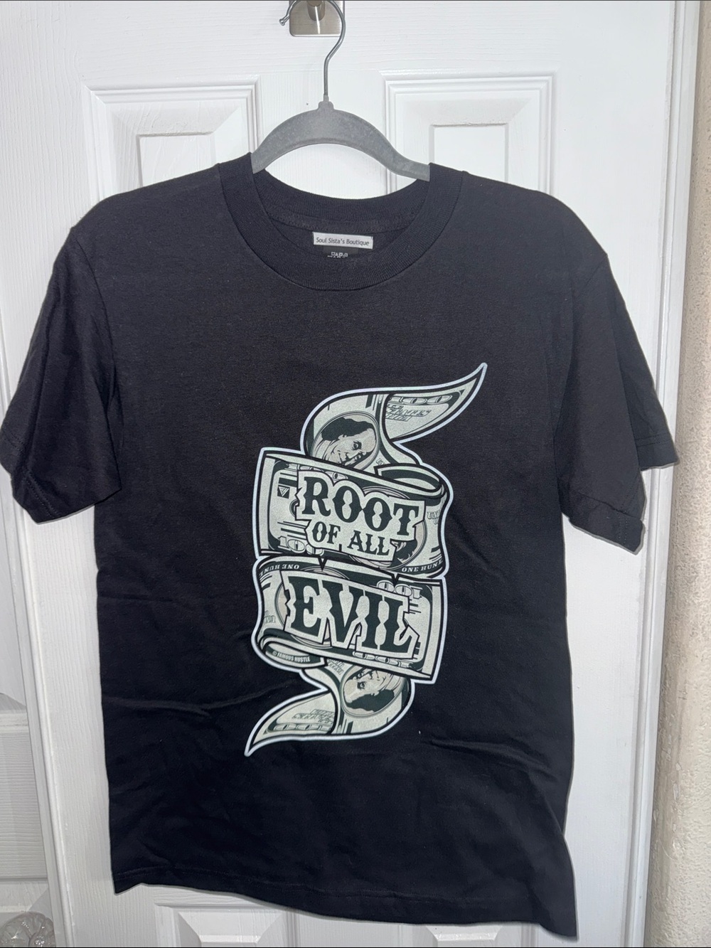 Root of All Evil Graphic Tee - Black - Picture 1 of 6